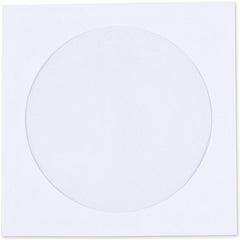 Compucessory CD/DVD White Window Envelopes CD/DVD - 5" Width x 5" Length - White - 100 / Box