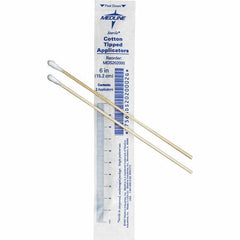 Medline Sterile Cotton-Tipped Applicators 6" Length - White - 200 / Box