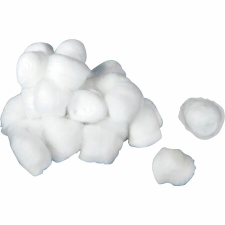 Medline Nonsterile Cotton Balls Medium - 100% Cotton - White - 2000 / Pack