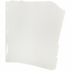 Business Source 3-Ring 5-Tab Erasable Tab Indexes