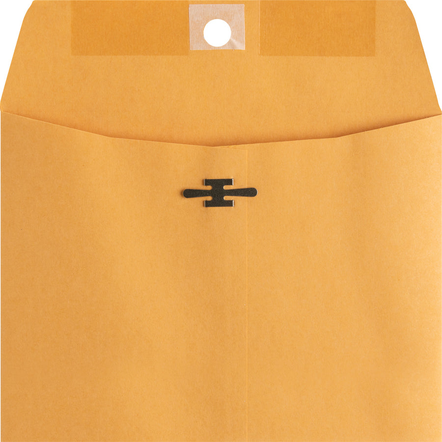 Business Source Heavy-duty Metal Clasp Envelopes Clasp - #55 - 6" Width x 9" Length - 28 lb - Clasp - Kraft - Kraft - 100 / Box