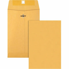 Business Source Heavy-duty Metal Clasp Envelopes Clasp - #55 - 6" Width x 9" Length - 28 lb - Clasp - Kraft - Kraft - 100 / Box