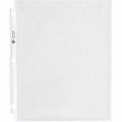Business Source Sheet Protectors 2.4 mil Thickness - For Letter 8 1/2" x 11" Sheet - 3 x Holes - Ring Binder - Top Loading - Rectangular - Clear - Polypropylene - 50 / Pack
