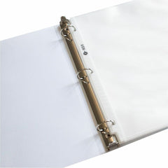 Business Source Sheet Protectors 5 mil Thickness - For Letter 8 1/2" x 11" Sheet - 3 x Holes - Ring Binder - Top Loading - Rectangular - Clear - Polypropylene - 50 / Box