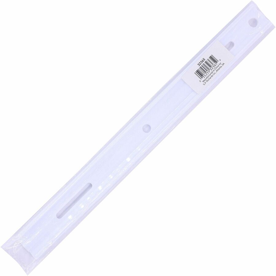 Business Source 12" Ruler 12" Length x 1.3" Width - 1/16 Graduations - Metric, Imperial Measuring System - Plastic - White - 1 Each