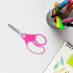 Westcott Soft Handle 5" Blunt Kids Value Scissors 5" Overall Length - Left/Right - Stainless Steel - Blunted Tip - Assorted - 1 Each