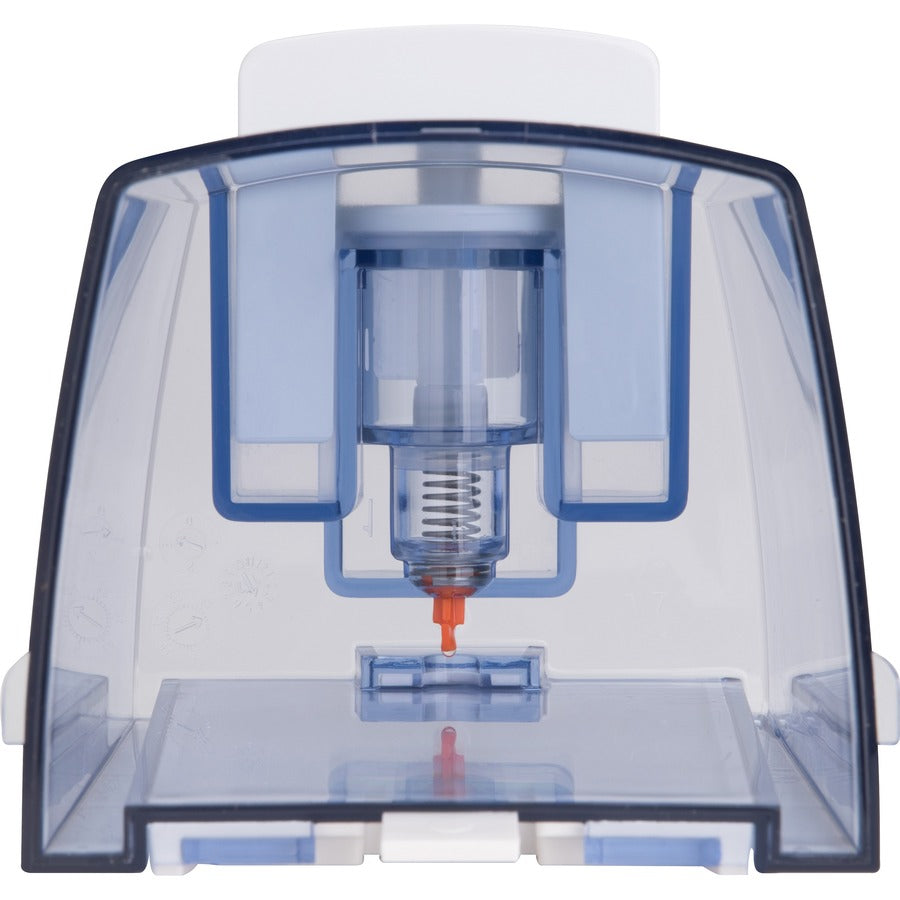 Genuine Joe 30 oz Soap Dispenser Manual - 30 fl oz Capacity - See-through Tank, Water Resistant, Soft Push - 1 Each