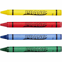 Prang Crayons Green, Red, Yellow, Blue - 4 / Pack