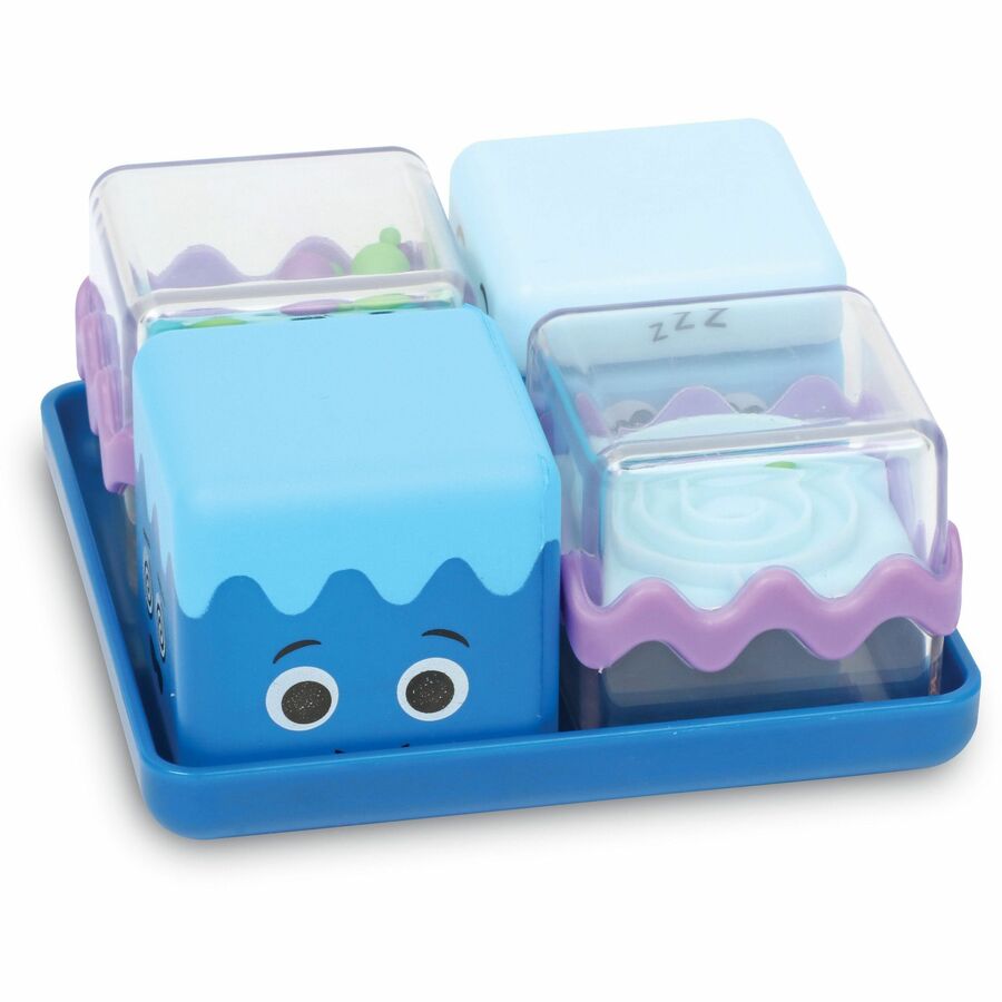 Learning Resources Cool Down Cubes Sensory Fidget Set Learning Toy - Theme/Subject: Learning - 4 Year & Up - 5 Pieces - Multi