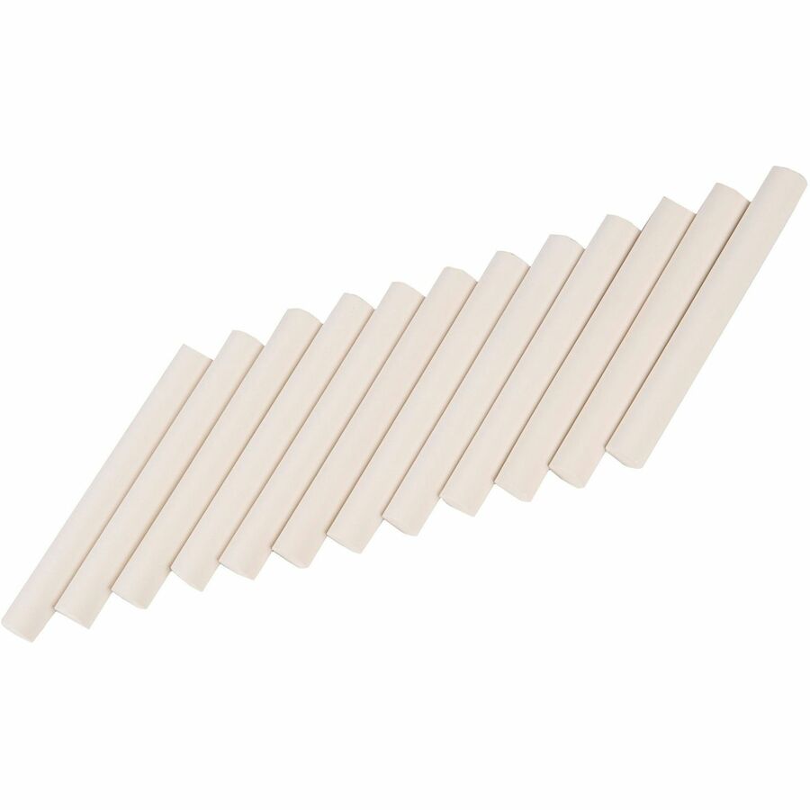 Crayola Anti-Dust Chalk 3.3" Length x 0.4" Diameter - White - Non-toxic - 12 / Box