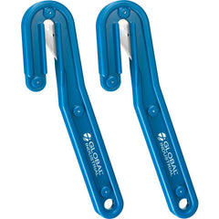 Heavy Duty Stretch Wrap Film Cutter, Blue, 2/Pack