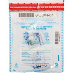 FraudStopper Tamper Evident Deposit Bag, 9"W x 12"H, Clear, 100/Pack