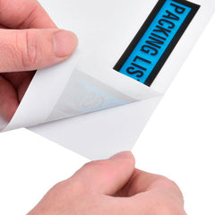 Packing List Envelopes W/Print, 4-1/2"L x 5-1/2"W, Blue, 1000/Pack