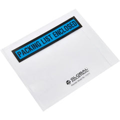 Packing List Envelopes W/Print, 4-1/2"L x 5-1/2"W, Blue, 1000/Pack