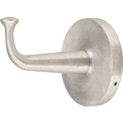 Interion Single Clothes Hook - Silver