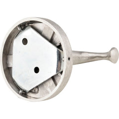 Interion Single Clothes Hook - Silver