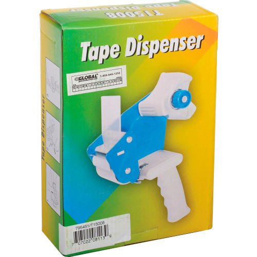 Heavy-Duty Handheld Tape Dispenser W/ Adjustable Tape Brake, 2"W