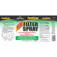 Qwik Products PuraClean Filter Spray QT2700 - 16 Oz. Bottle