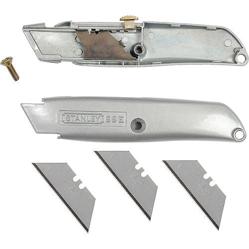 Stanley Classic 99 6" Utility Knife With Retractable Blade, Gray