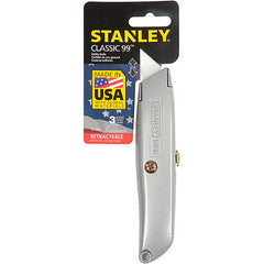 Stanley Classic 99 6" Utility Knife With Retractable Blade, Gray