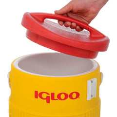 Igloo 431 - Beverage Cooler, Insulated, Yellow / Red, 3 Gallons