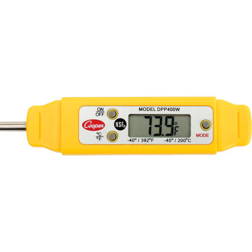 Cooper-Atkins DPP400W - Digital Thermometer, Waterproof, Pen Style, Auto Shut-Off